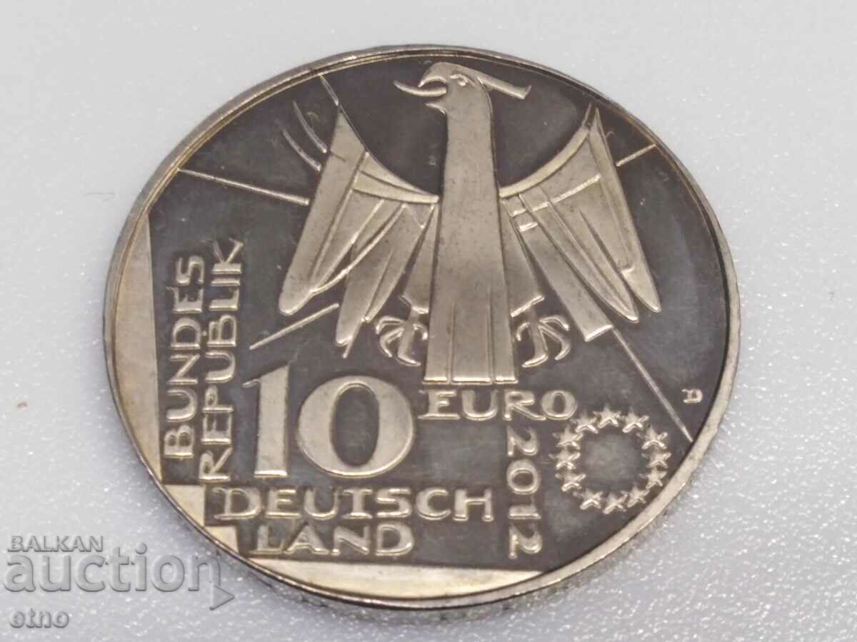 10 EURO "EURO" GERMANY 2012