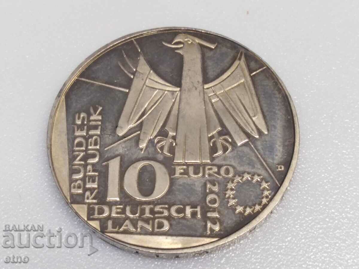 10 EURO "EURO" GERMANY 2012