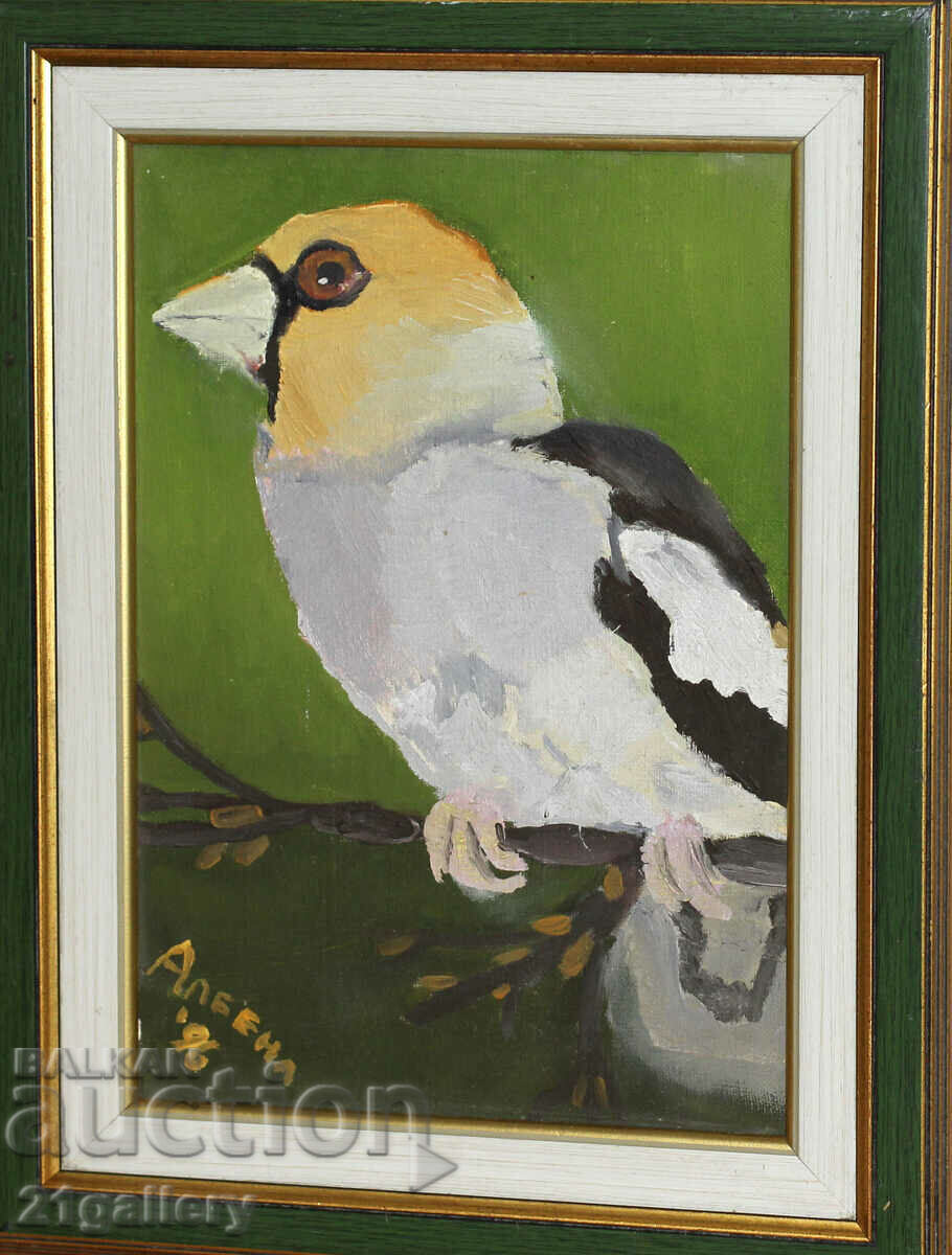 Албена Тодорова '' Самота '' 1996 маслени бои с цена 140.00 лв. | € 71.58 Албена Тодорова '' Самота '' 1996 маслени бои с цена 140.00 лв. | € 71.58