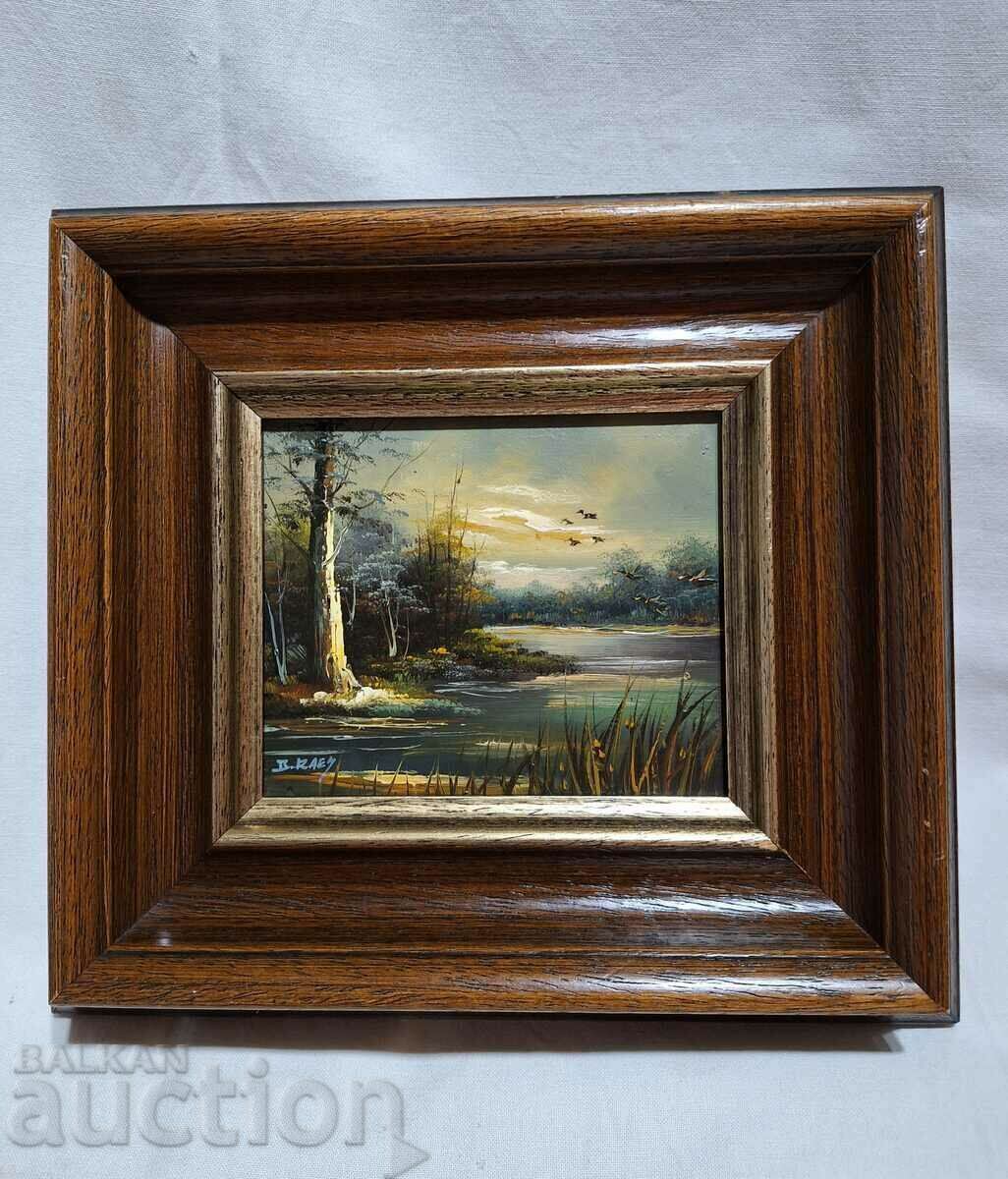 Painting--landscape--signed by the author Painting--landscape--signed by the author