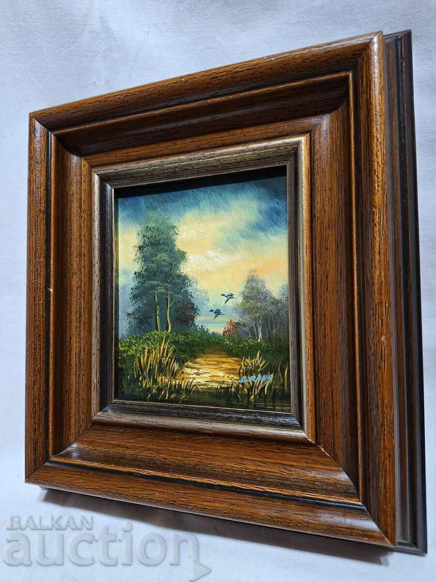 Painting--landscape--signed by the author - 5 Painting--landscape--signed by the author - 5