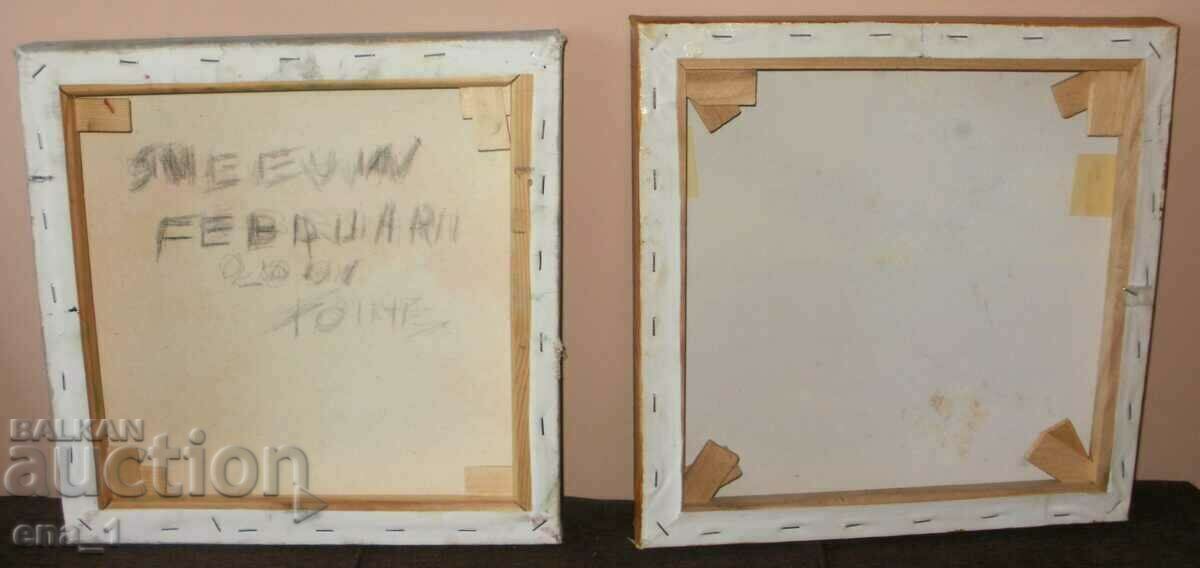 Зимна приказка - лот от 2 красиви коледни картини - 7