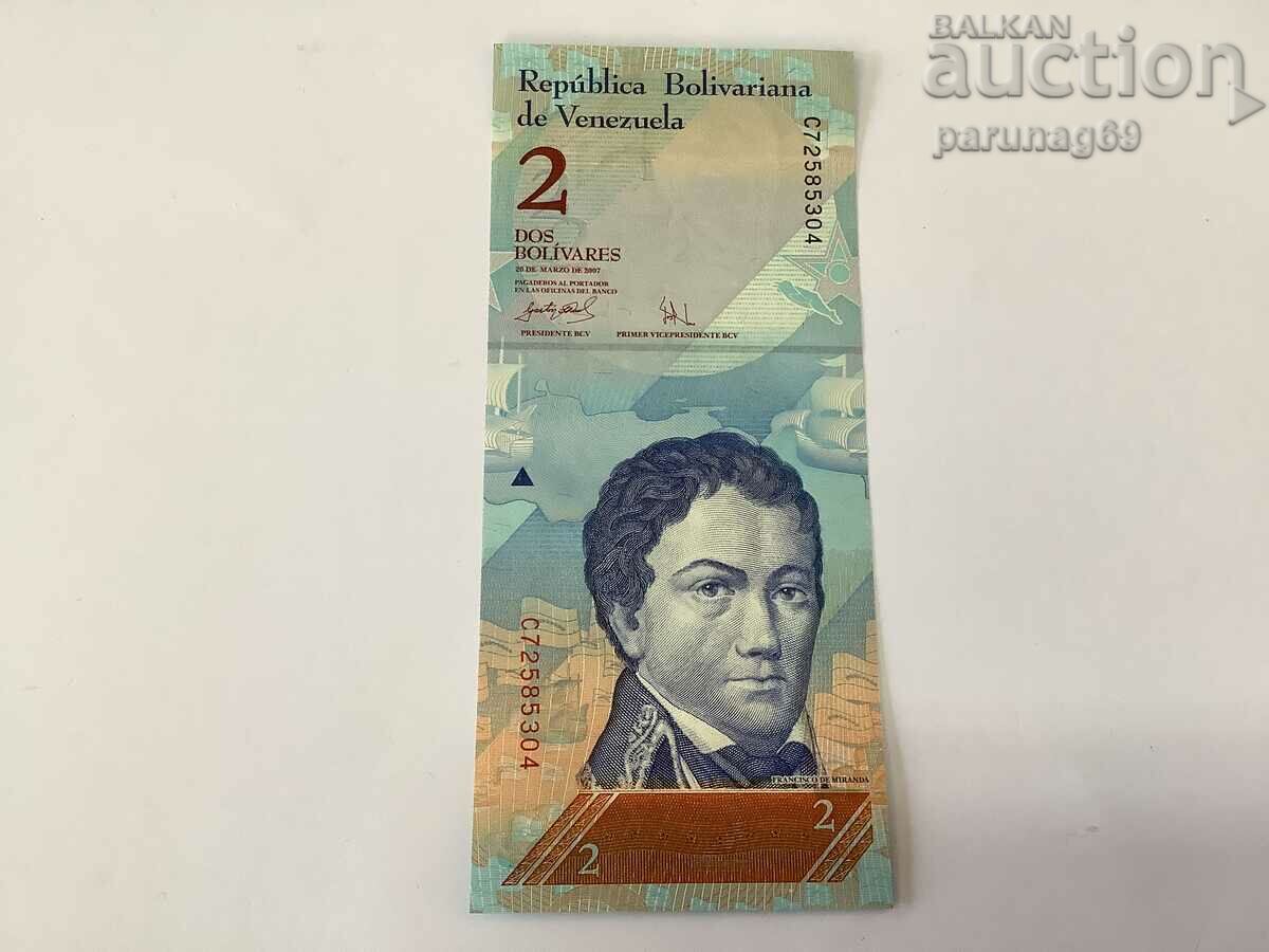 Venezuela 2 bolivars 2007