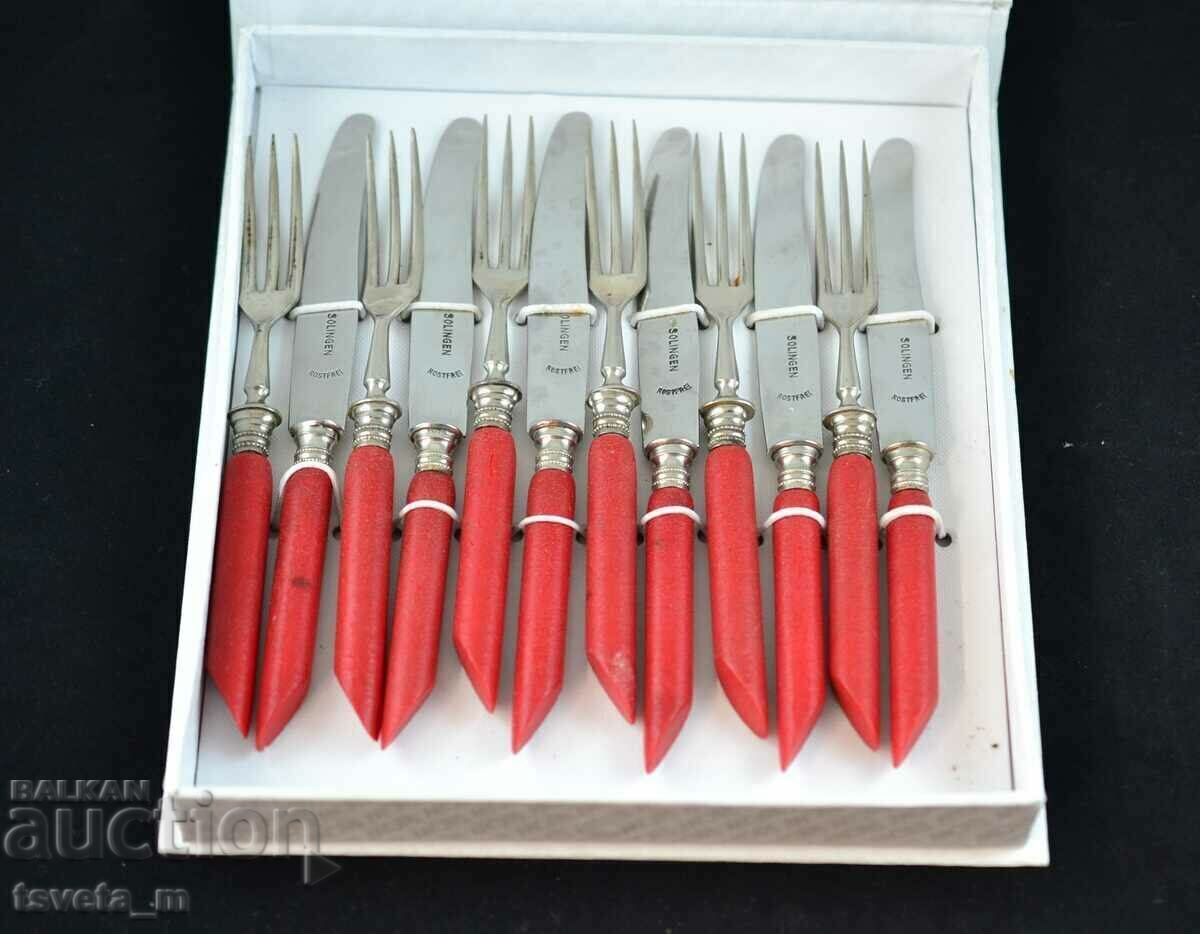 Delivery of Cutlery SOLINGEN 12 pcs. FORKS AND KNIVES
