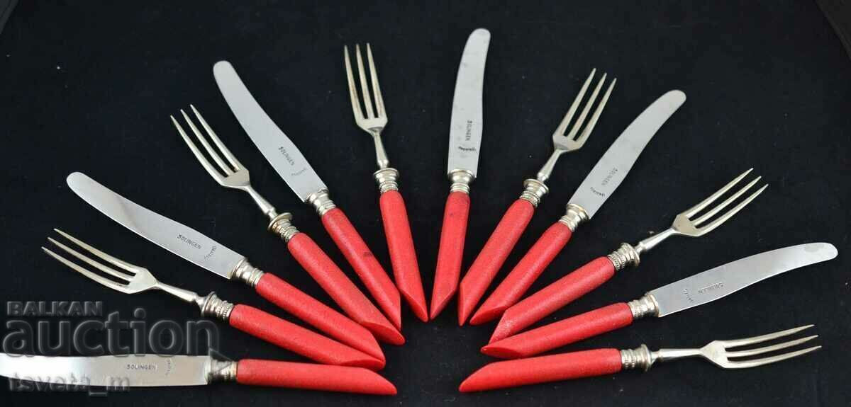 Cutlery SOLINGEN 12 pcs. FORKS AND KNIVES