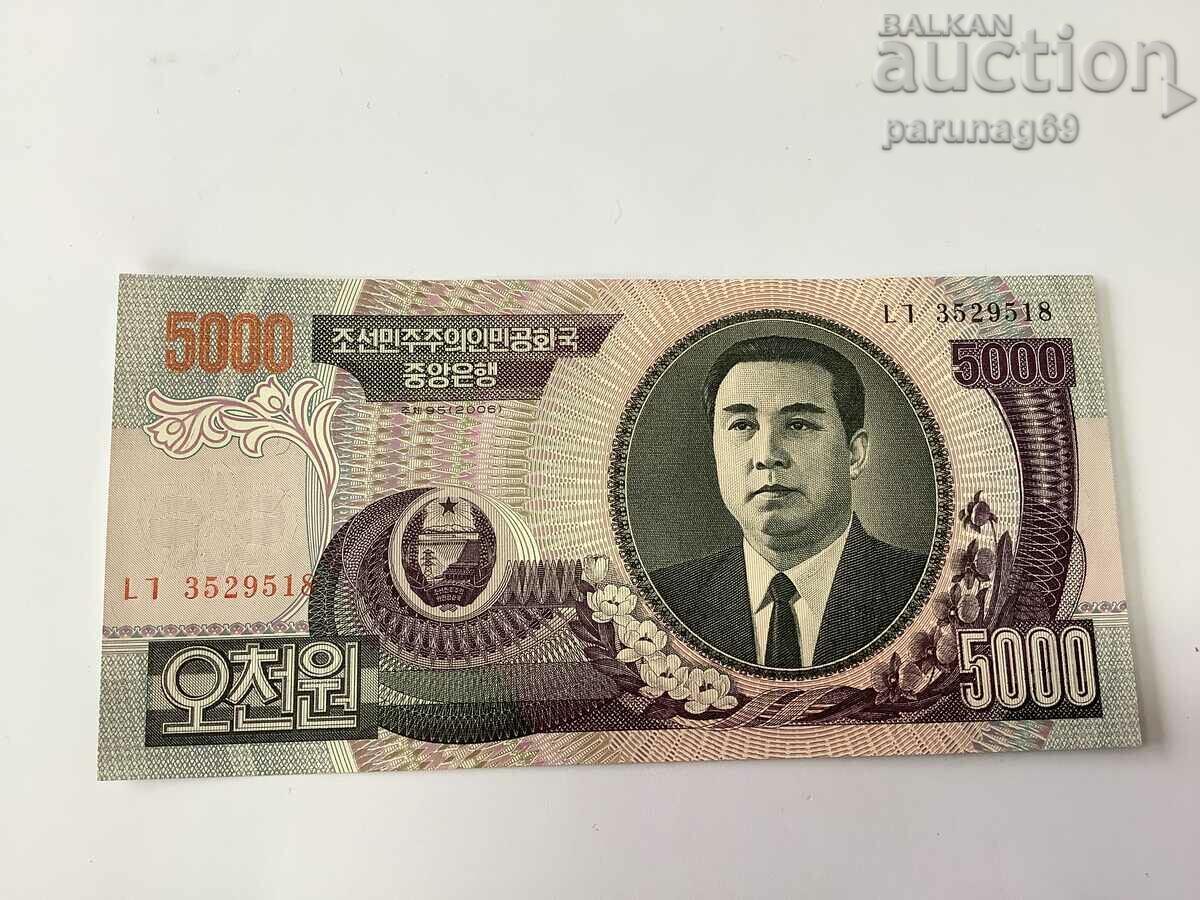 North Korea 5000 Won 2006 UNC