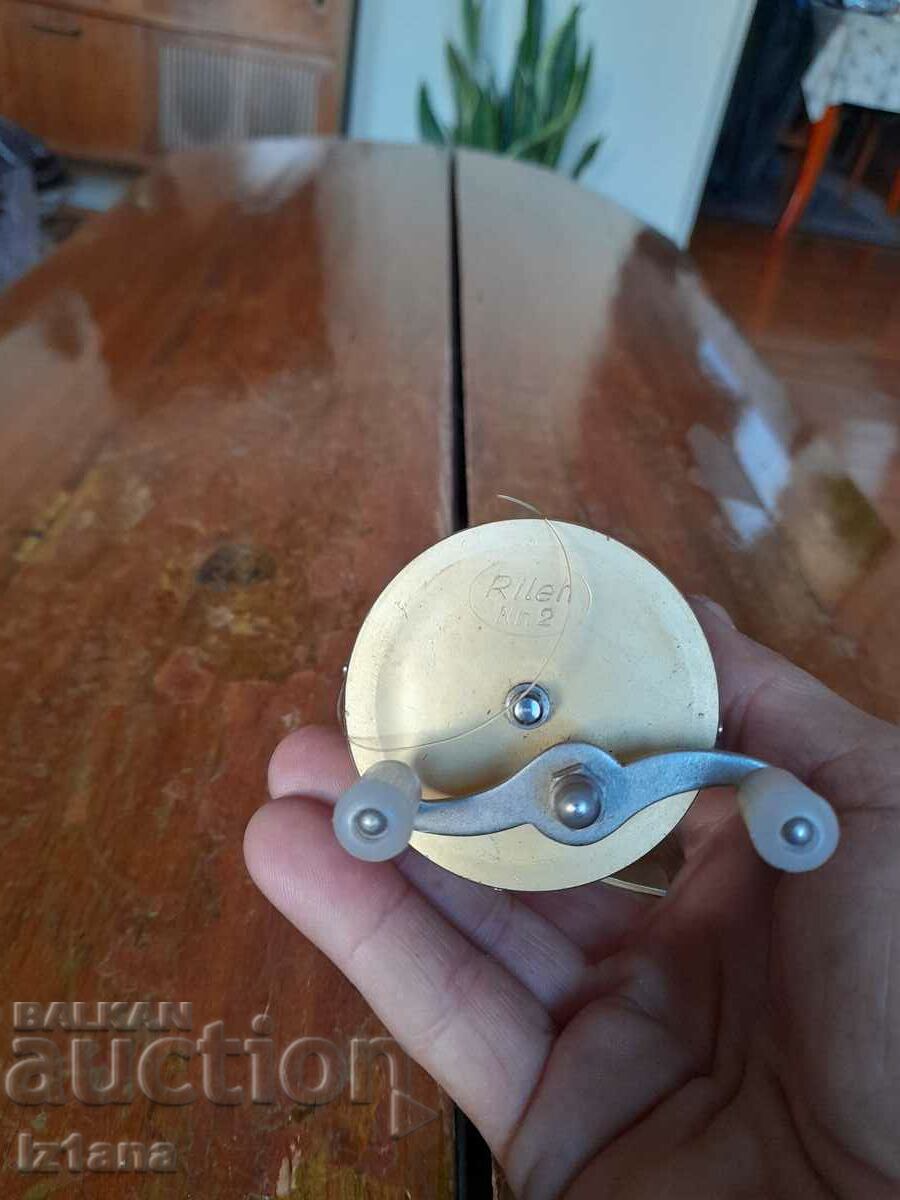 Auction Old fishing reel Rileh Nr.2 Auction Old fishing reel Rileh Nr.2
