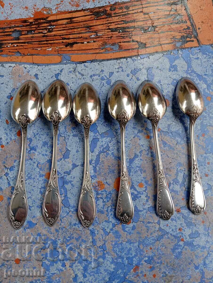 Auction English silver plated spoons Auction English silver plated spoons