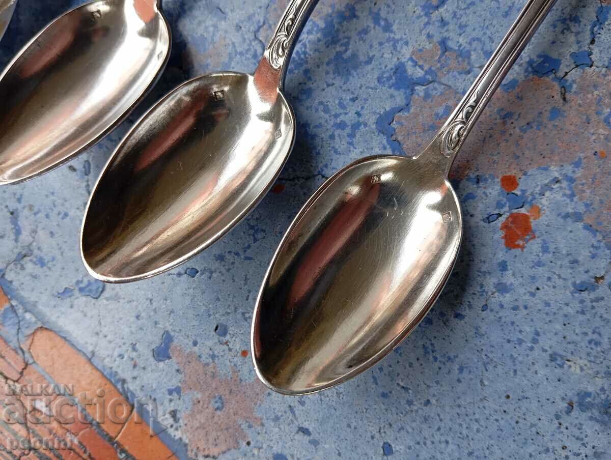 English silver plated spoons - 7 English silver plated spoons - 7