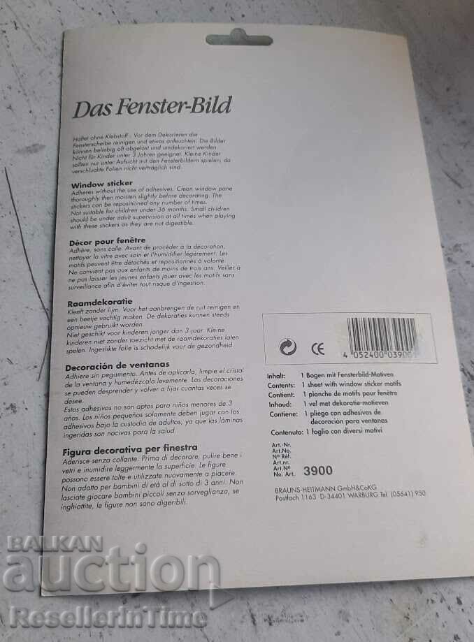 Auction  New FC Bayern München 1997 Glass Sticker