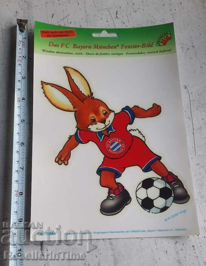 Delivery of New FC Bayern München 1997 Glass Sticker