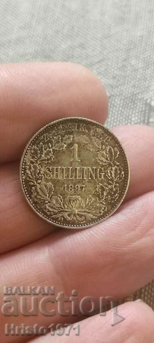 1 șiling 1897 Africa de Sud