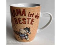 . BEST MOTHER MOM PORCELAIN MUG HELLO