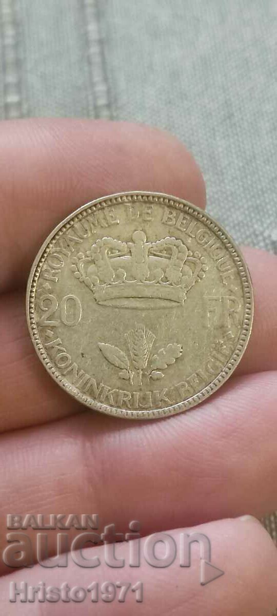 20 de franci 1935 cu preț € 21.00 | 41.07 BGN 20 de franci 1935 cu preț € 21.00 | 41.07 BGN