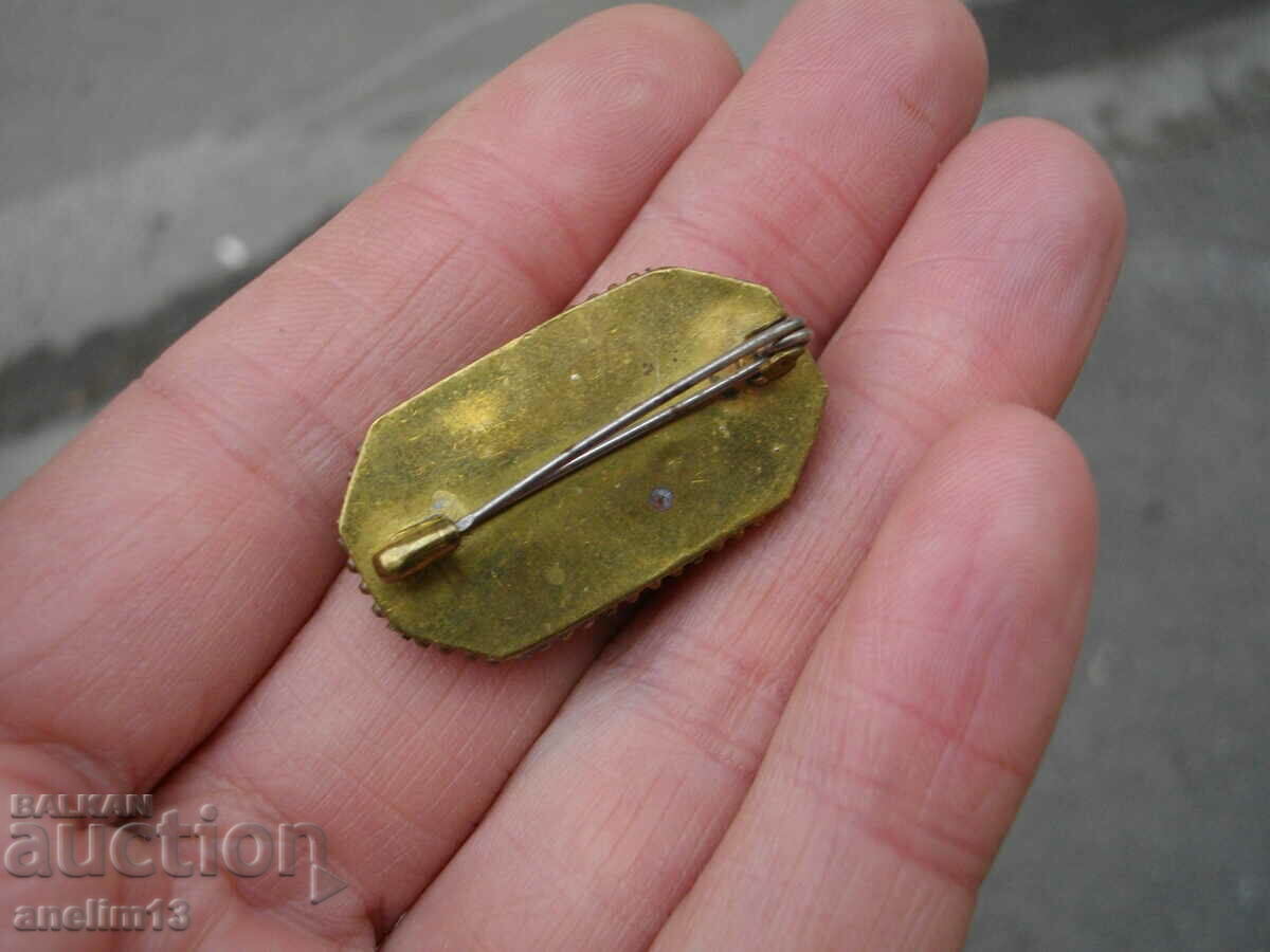 OLD VENETIAN MOSAIC BROOCH - 5 OLD VENETIAN MOSAIC BROOCH - 5