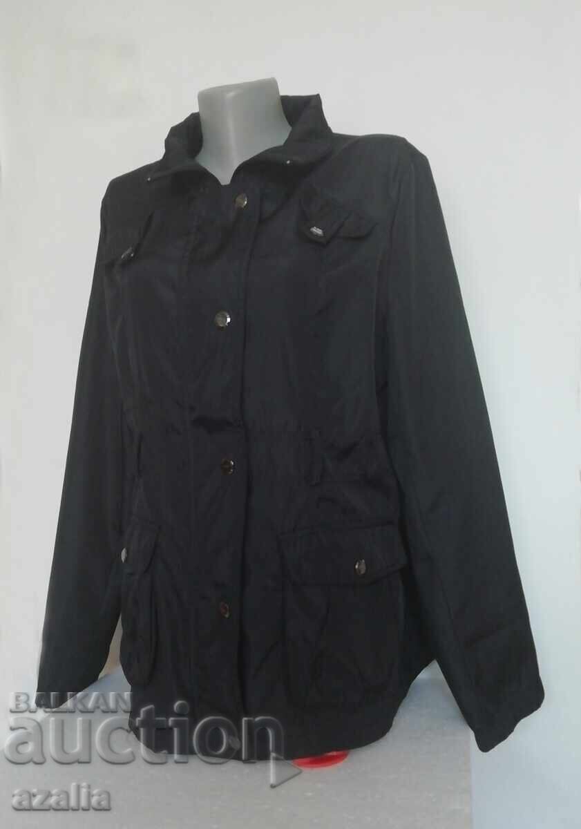 Black autumn women's jacket