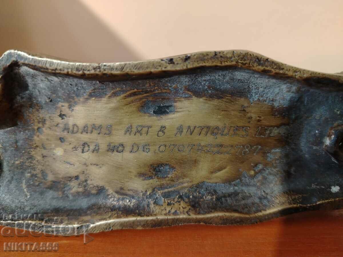 Old bronze door knocker - Woodpecker - 7 Old bronze door knocker - Woodpecker - 7