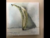 Anton Yordanov- Oil painting still life - Banana