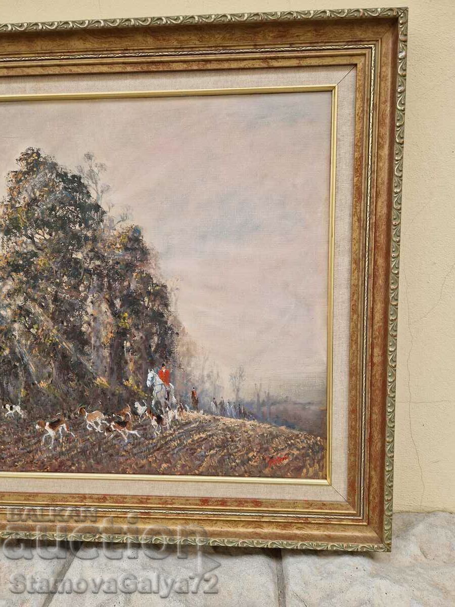 Auction Very good oil on canvas painting Auction Very good oil on canvas painting