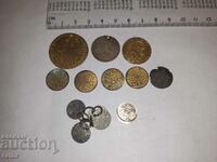 Old coins, pendants for jewelry and costumes