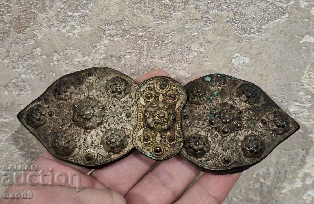 Renaissance silver pafta / chapraz, filigree.