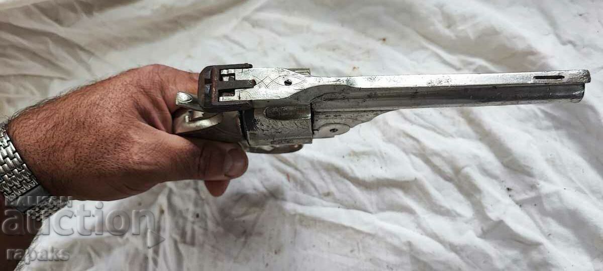 Licitație Revolver Smith/ Pistol Vernant, donator, restaurare, pușcă