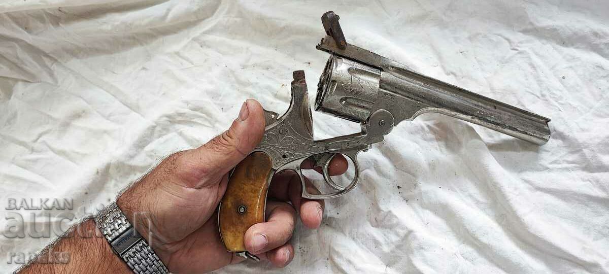 Revolver Smith/ Pistol Vernant, donator, restaurare, pușcă