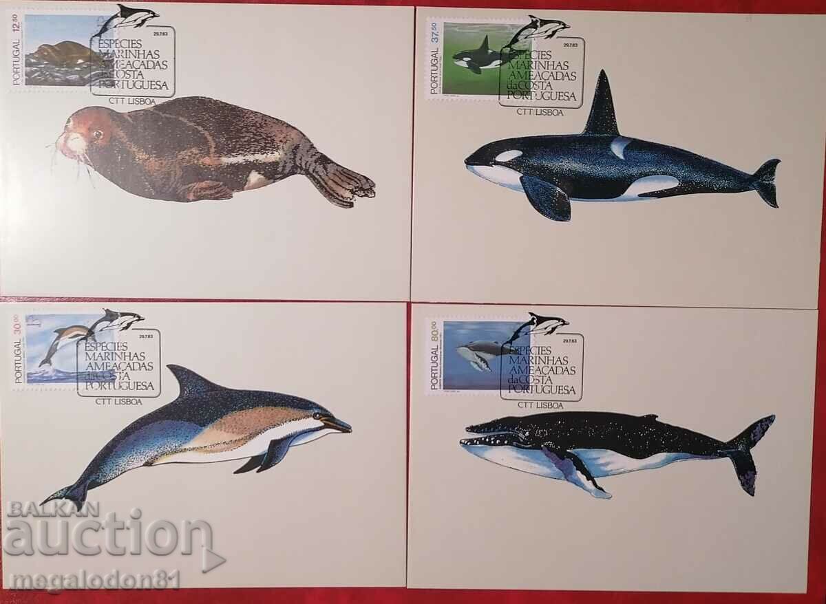 Portugalia - fauna marina, 1983 Portugalia - fauna marina, 1983