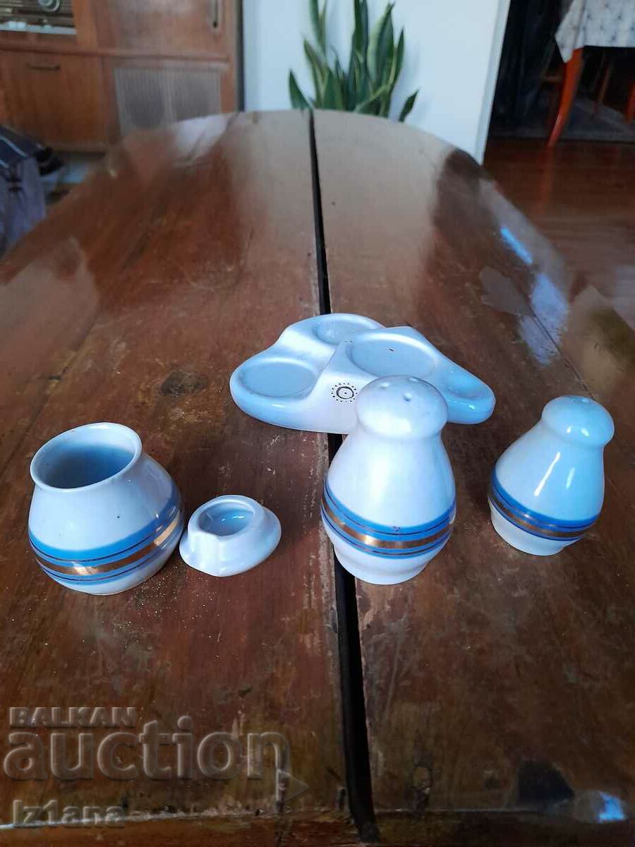 Delivery of Old porcelain salt shaker, salt shakers