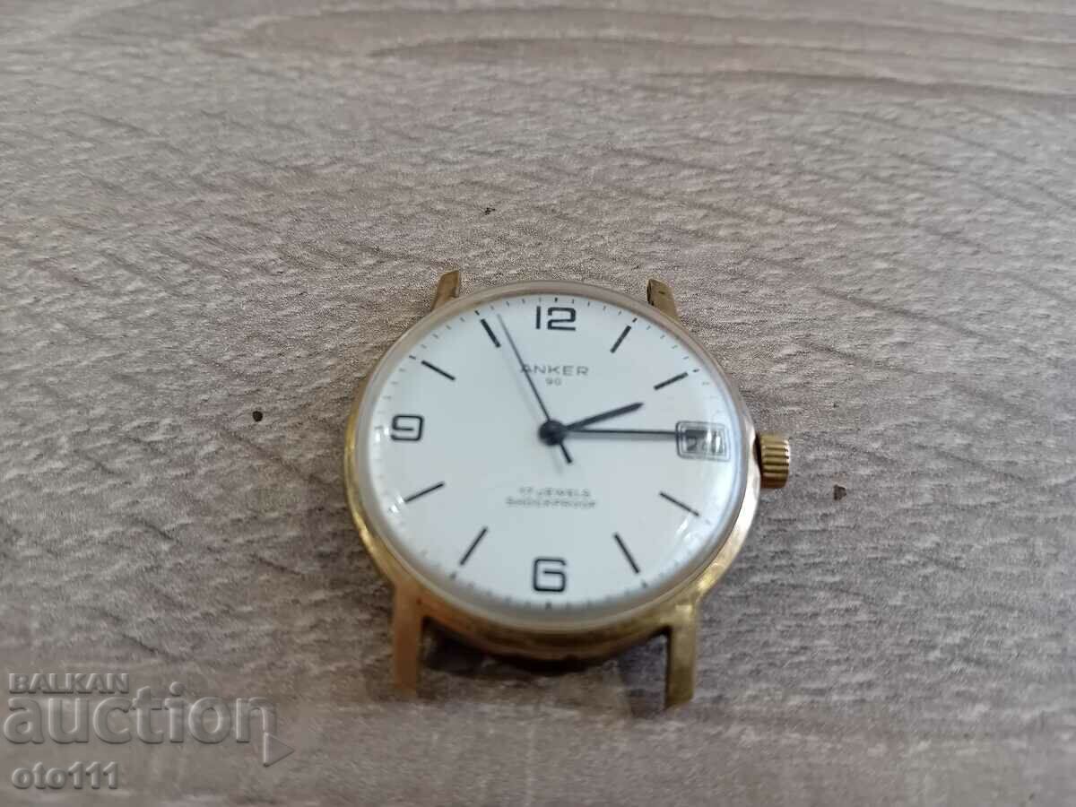 ANKER GOLD WATCH - WORKING with price 60.00 BGN | € 30.68 ANKER GOLD WATCH - WORKING with price 60.00 BGN | € 30.68