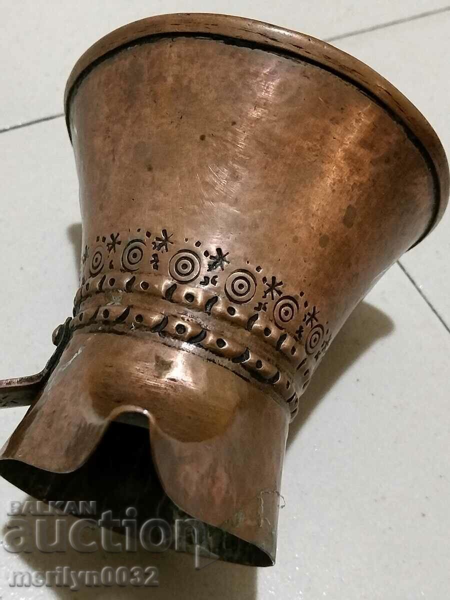 Licitație Cezve vechi din cupru conservat, oală de cafea, cupru, vas de cupru