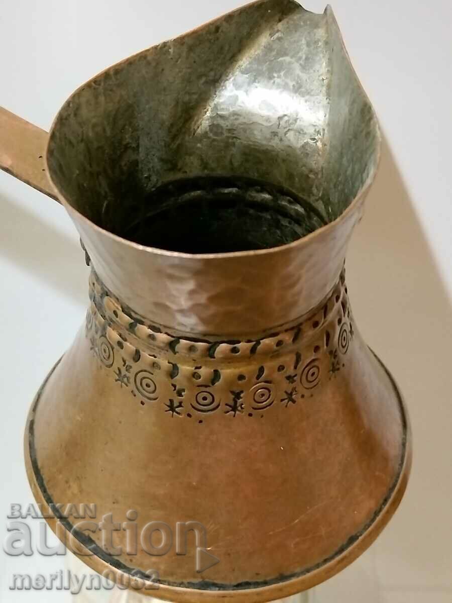 Delivery of Old tinned copper cezve, coffee pot, copper, copper vessel