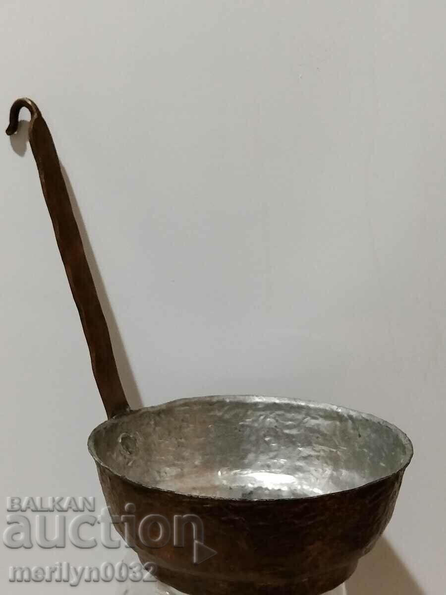 Old copper ladle minion copper vessel, copper gut with price 68.00 BGN | € 34.77 Old copper ladle minion copper vessel, copper gut with price 68.00 BGN | € 34.77