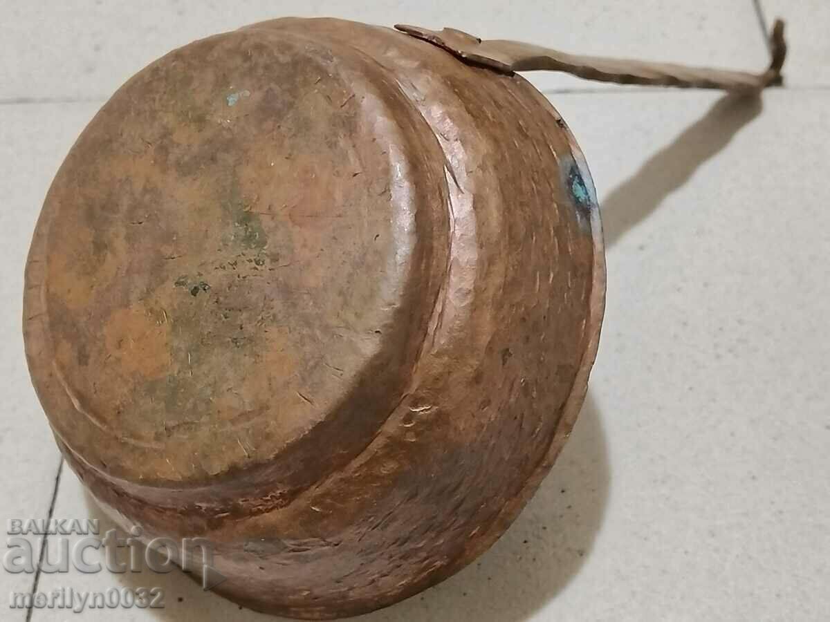 Old copper ladle minion copper vessel, copper gut - 7 Old copper ladle minion copper vessel, copper gut - 7