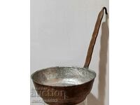 Old copper ladle minion copper vessel, copper gut