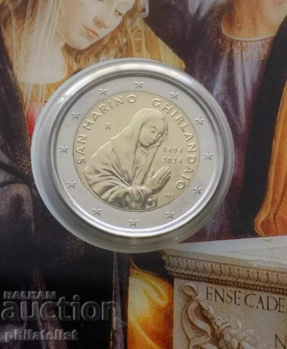 San Marino 2024 – 2 euro - Domenico Ghirlandaio BU / 2 euro with price 64.00 BGN | € 32.72 San Marino 2024 – 2 euro - Domenico Ghirlandaio BU / 2 euro with price 64.00 BGN | € 32.72