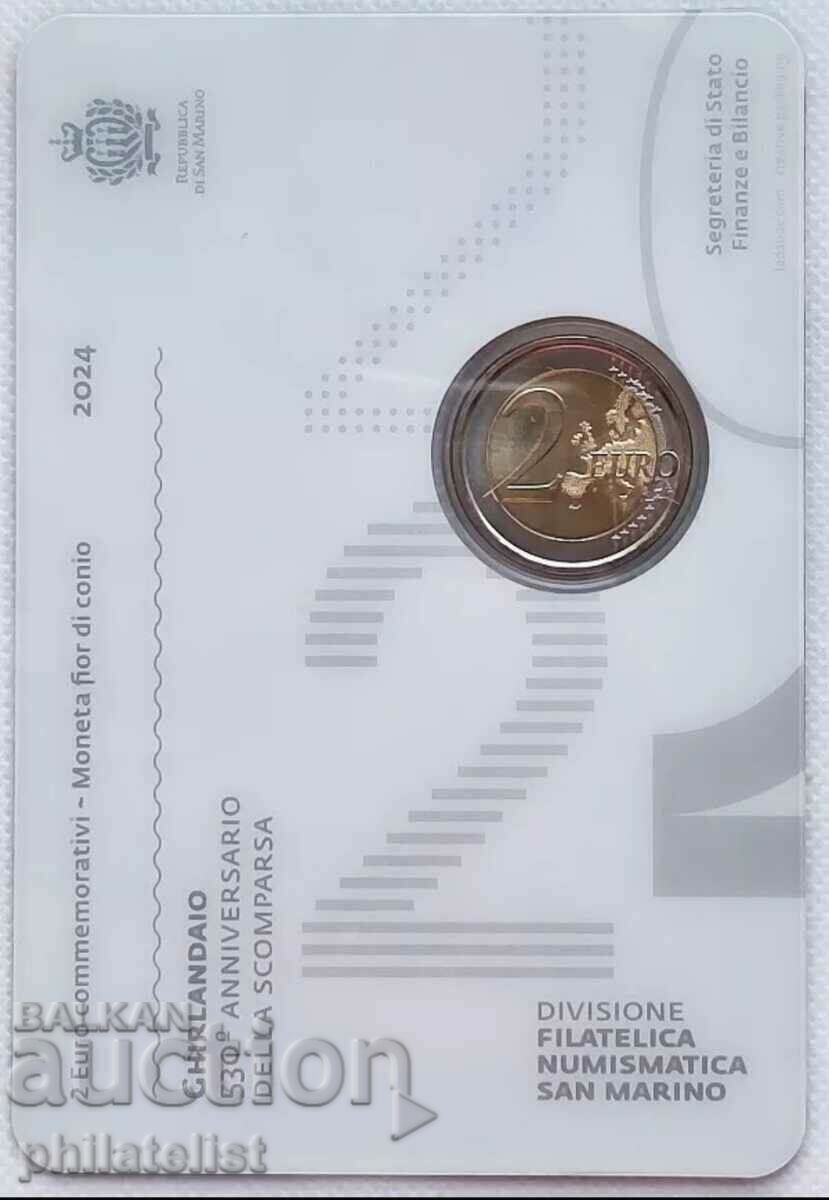 Delivery of San Marino 2024 – 2 euro - Domenico Ghirlandaio BU / 2 euro Delivery of San Marino 2024 – 2 euro - Domenico Ghirlandaio BU / 2 euro