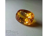 Yellow sapphire 12.60 carats with certificate