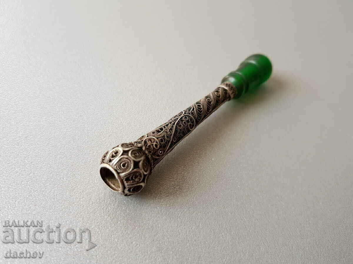 Delivery of Revival cigarette silver filigree with green muzzle PERFECT! Delivery of Revival cigarette silver filigree with green muzzle PERFECT!