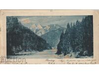 Austria - PK - 1910 Mountain view, traveled -