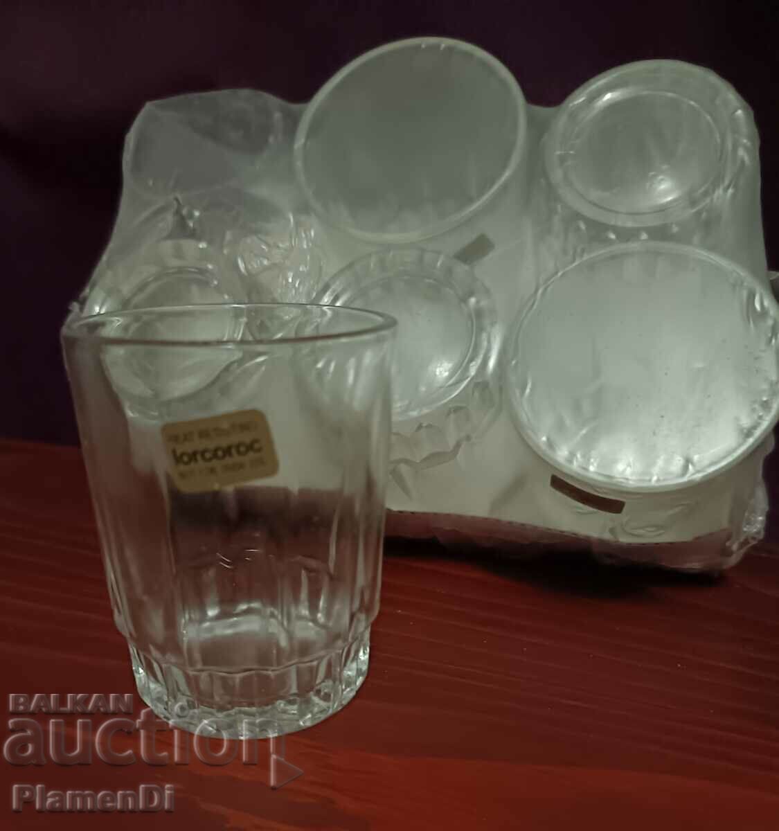 Set of 6 aperitif glass service Set of 6 aperitif glass service