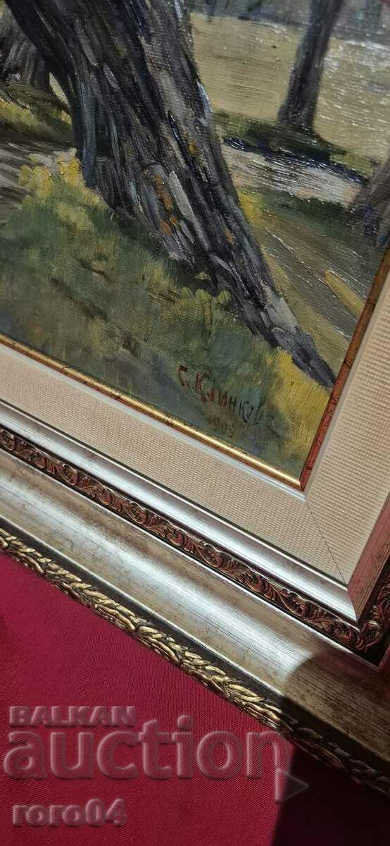 SOTIR KLINKOV ( 1878 - 1967 ) LANDSCAPE with price 4200.00 BGN | € 2147.43 SOTIR KLINKOV ( 1878 - 1967 ) LANDSCAPE with price 4200.00 BGN | € 2147.43