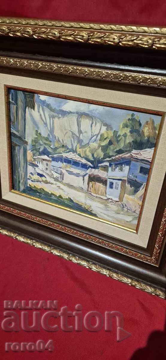 Аукцион СОТИР КЛИНКОВ ( 1878 - 1967 ) ПЕЙЗАЖ ОТ ТЕТЕВЕН