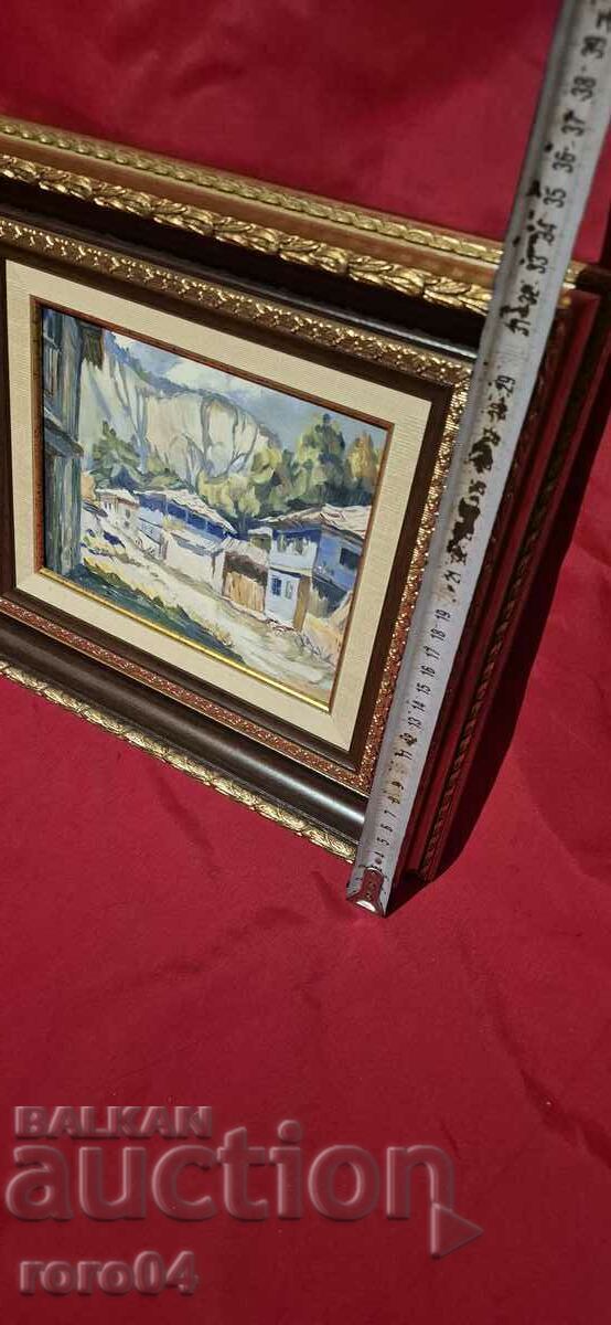 СОТИР КЛИНКОВ ( 1878 - 1967 ) ПЕЙЗАЖ ОТ ТЕТЕВЕН - 5