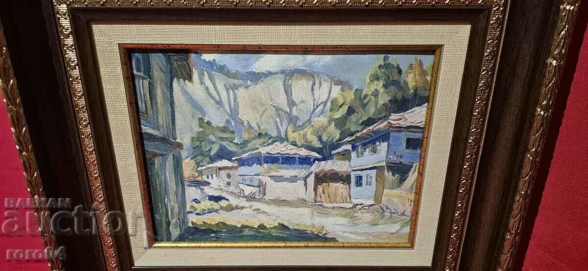 СОТИР КЛИНКОВ ( 1878 - 1967 ) ПЕЙЗАЖ ОТ ТЕТЕВЕН