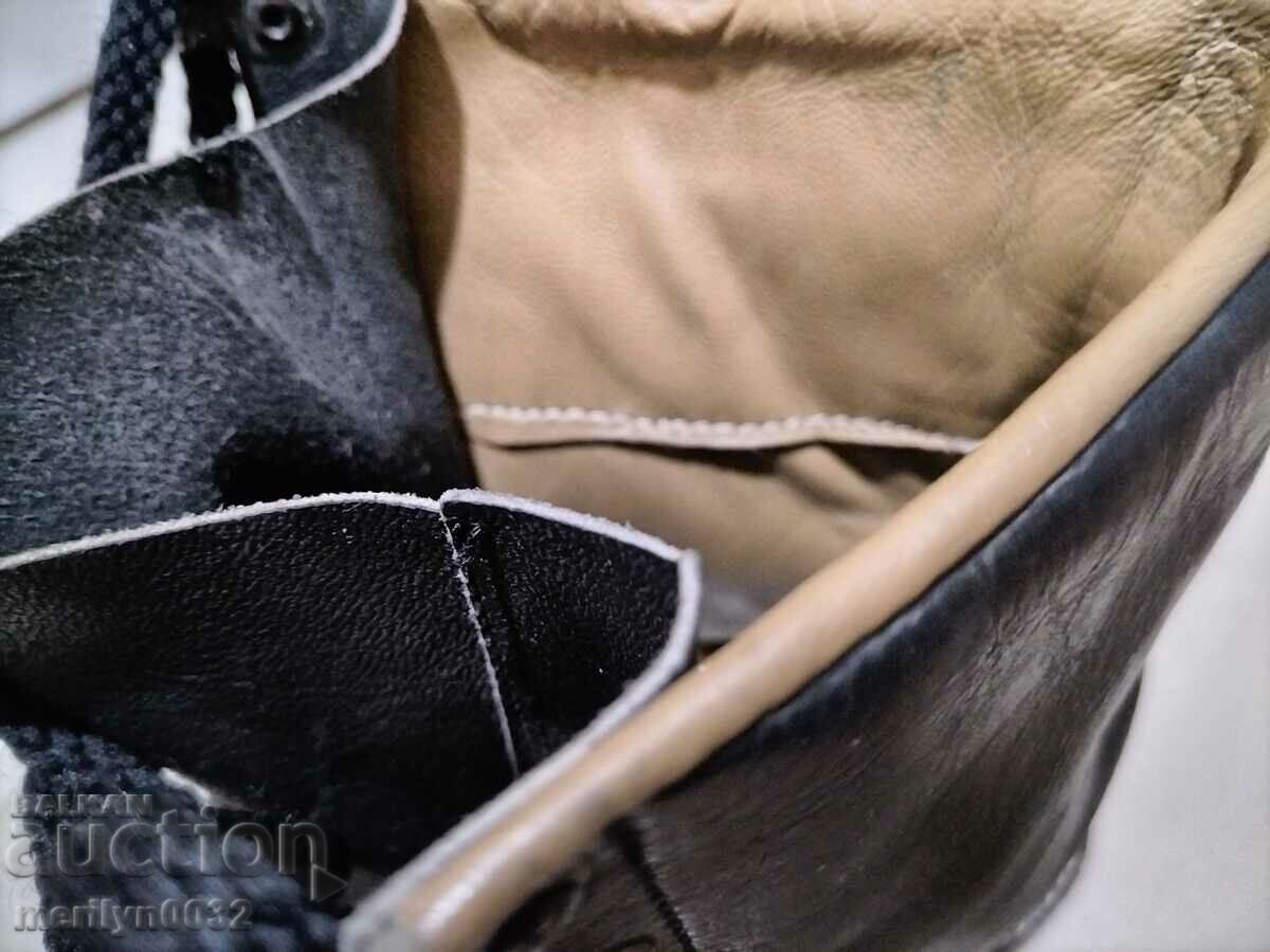 Officer's shoes Cubans number 43 sewn glued natural leather - 7 Officer's shoes Cubans number 43 sewn glued natural leather - 7