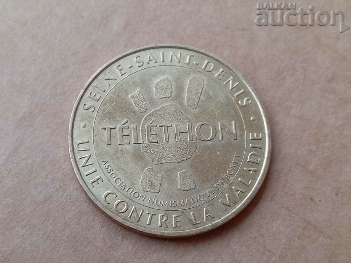 Auction token French mint medal Paris edition 5000 pieces Auction token French mint medal Paris edition 5000 pieces