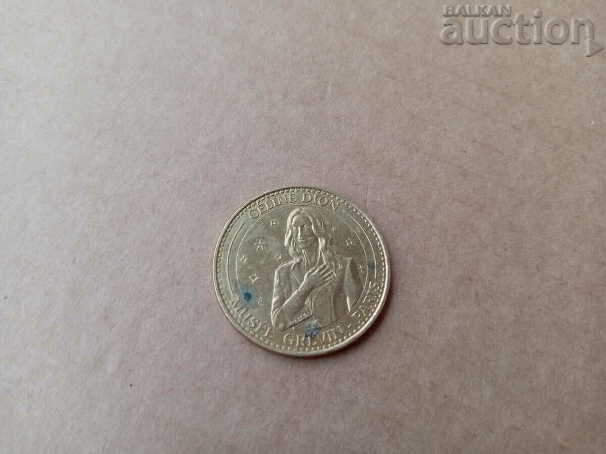 Доставка на жетон френски монетен двор медал Париж 2015 CELINE DION Доставка на жетон френски монетен двор медал Париж 2015 CELINE DION