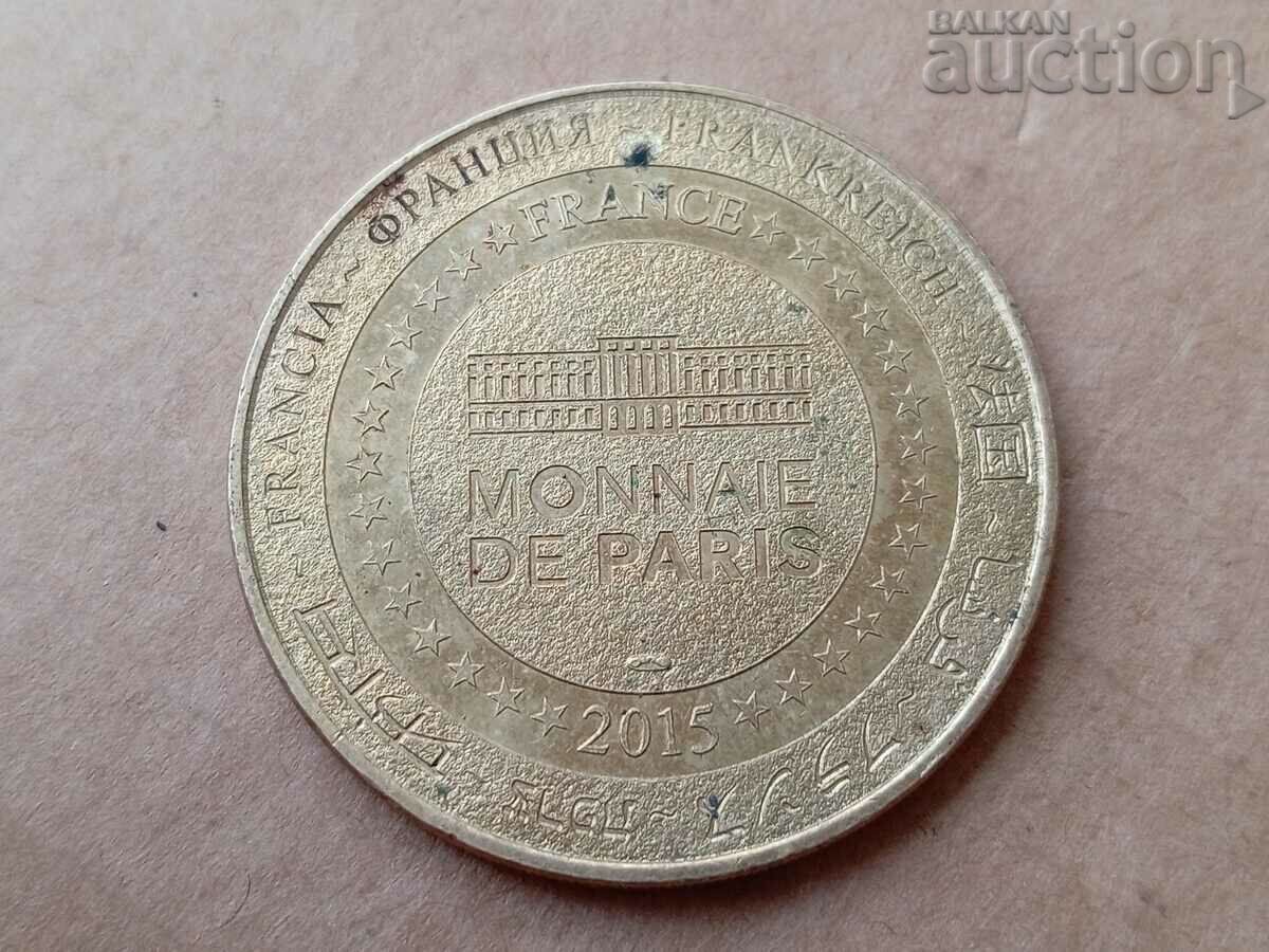 жетон френски монетен двор медал Париж 2015 CELINE DION - 7 жетон френски монетен двор медал Париж 2015 CELINE DION - 7