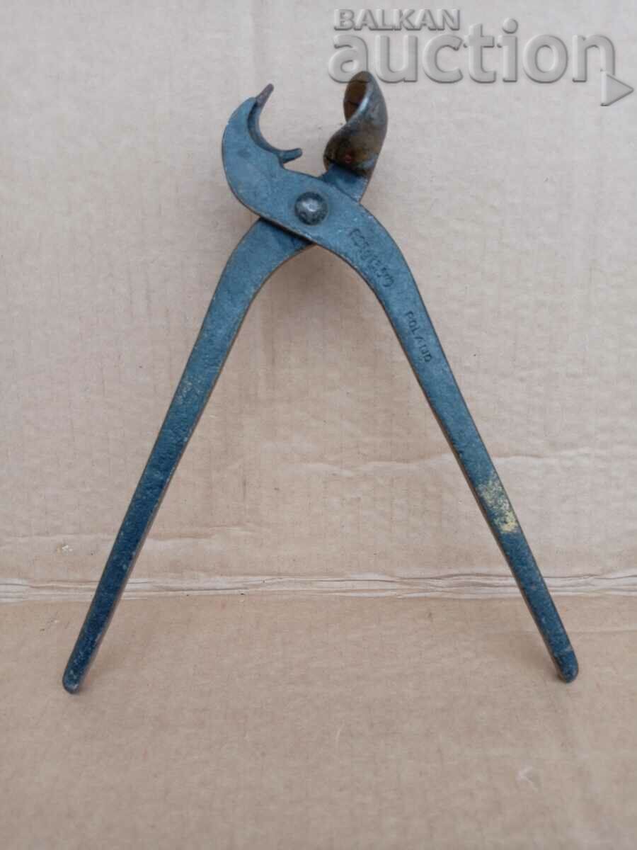 Delivery of antique pliers tool retro vintage Delivery of antique pliers tool retro vintage